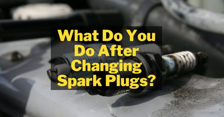 what do you do after changing the spark plug?