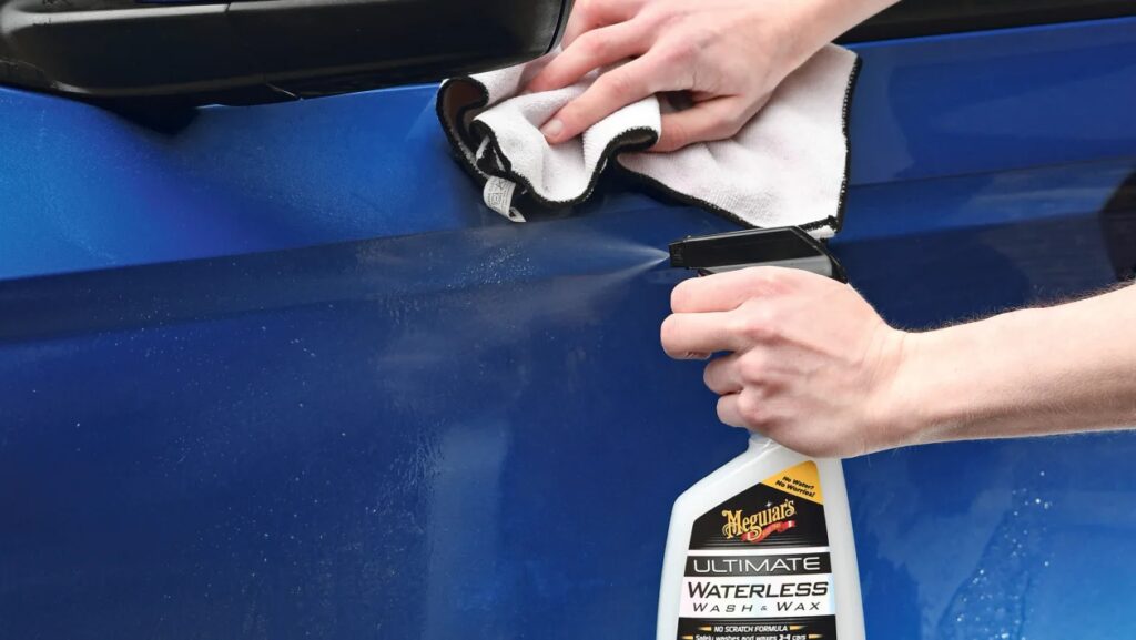 Waterless Wash and Wax to Clean Car Paint instead of Glass cleaner