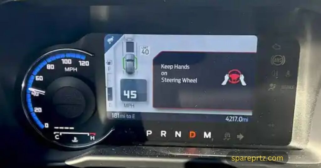 finding keep hands on steering wheel option