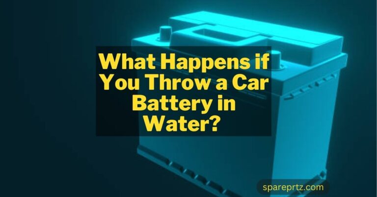 What Happens if You Throw a Car Battery in Water? – Real Dangerous Explosion
